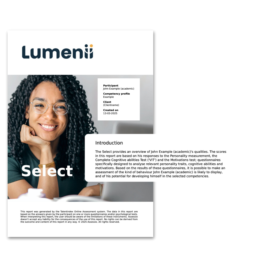 Select Report and Introduction